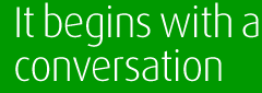 It starts with a conversation